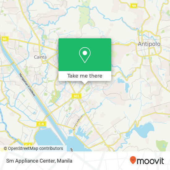 Sm Appliance Center map