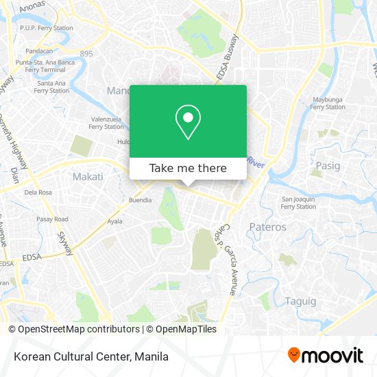 Korean Cultural Center map