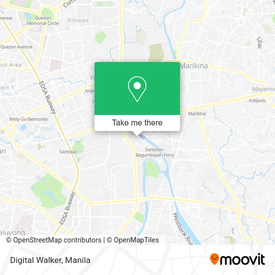 Digital Walker map