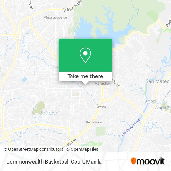 Commonwealth Basketball Court map