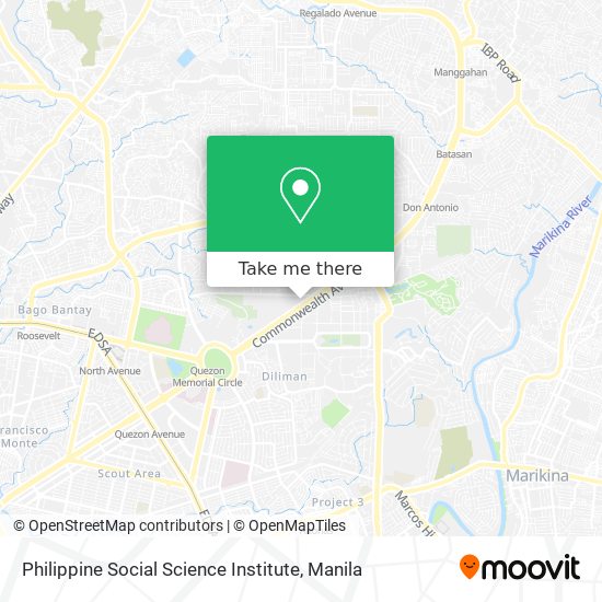 Philippine Social Science Institute map