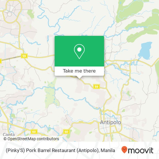 (Pinky'S) Pork Barrel Restaurant (Antipolo) map
