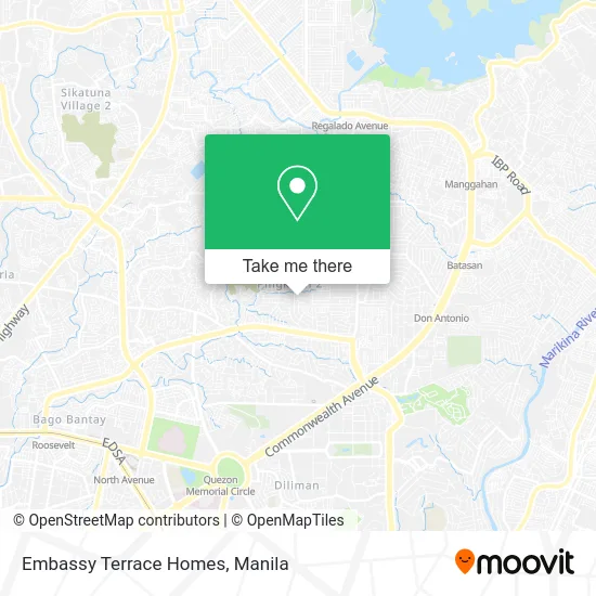 Embassy Terrace Homes map