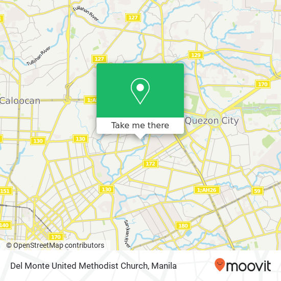 Del Monte United Methodist Church map