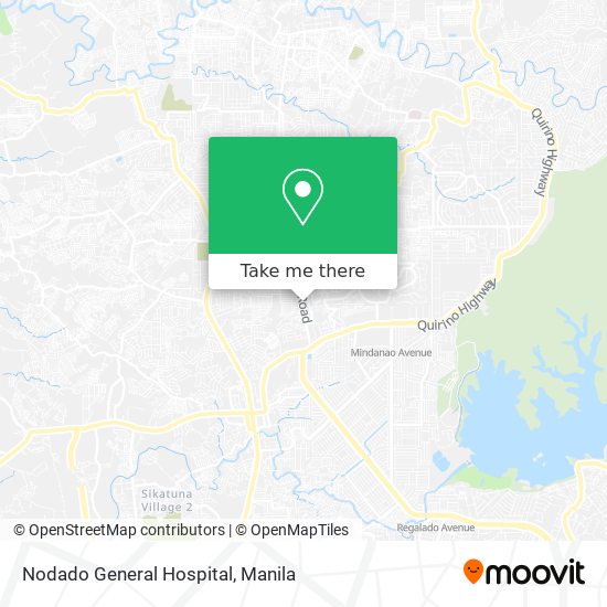 Nodado General Hospital map