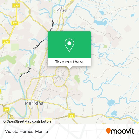 Violeta Homes map
