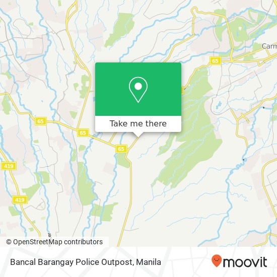 Bancal Barangay Police Outpost map