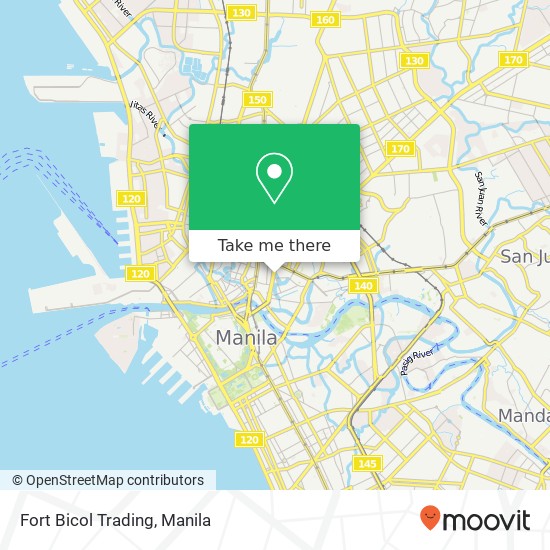 Fort Bicol Trading map