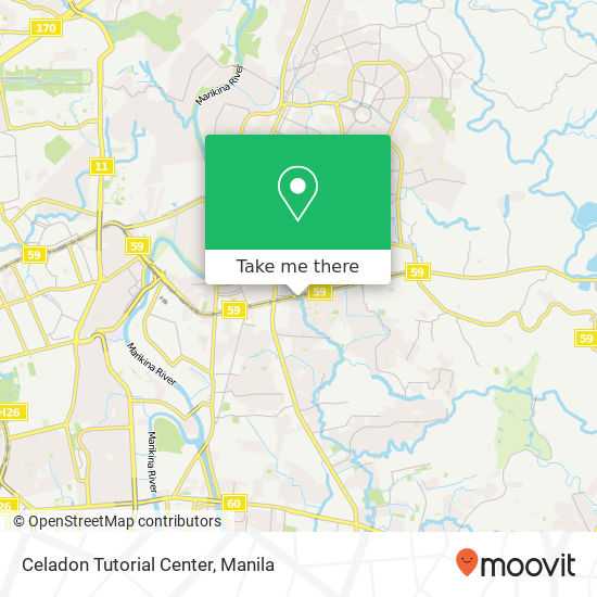 Celadon Tutorial Center map