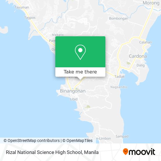 Rizal National Science High School map