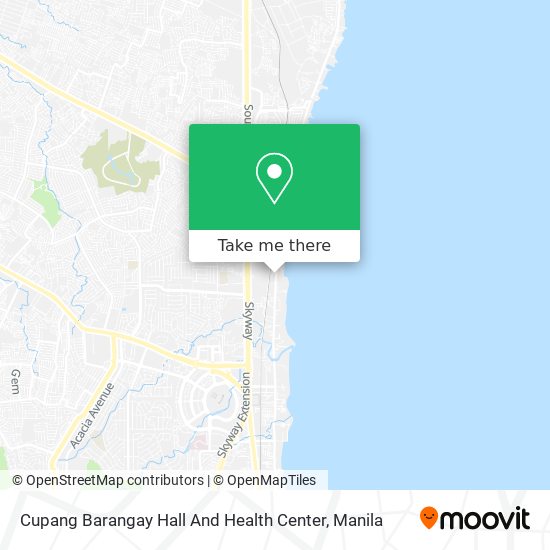 Cupang Barangay Hall And Health Center map