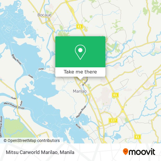 Mitsu Carworld Marilao map