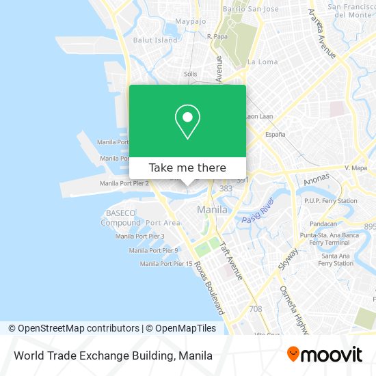 World Trade Exchange Building map