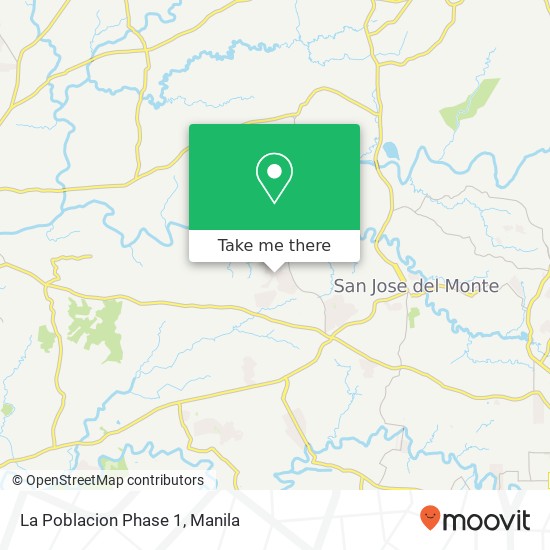 La Poblacion Phase 1 map