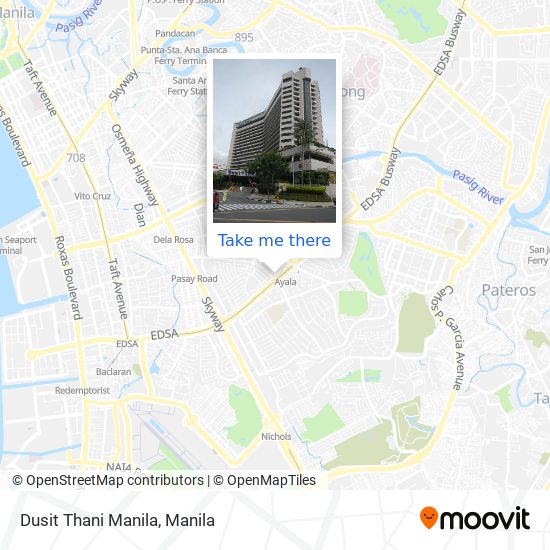 Dusit Thani Manila map