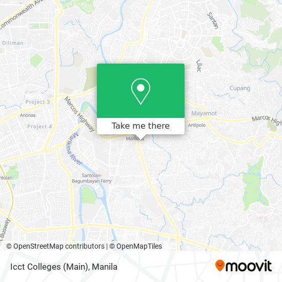 Icct Colleges (Main) map