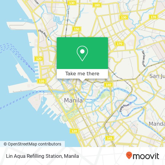 Lin Aqua Refilling Station map
