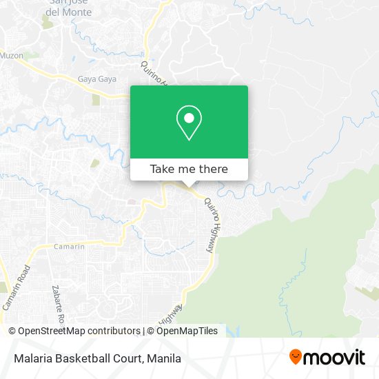 Malaria Basketball Court map