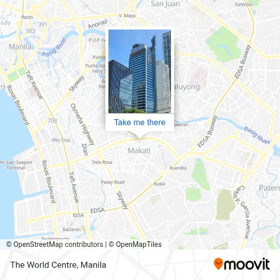 The World Centre map