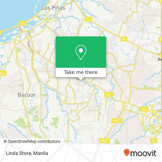 Linda Store map