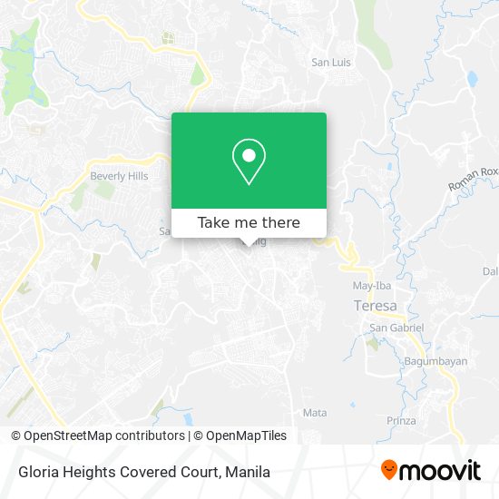 Gloria Heights Covered Court map