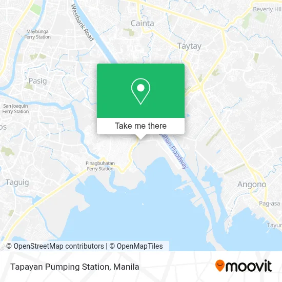 Tapayan Pumping Station map