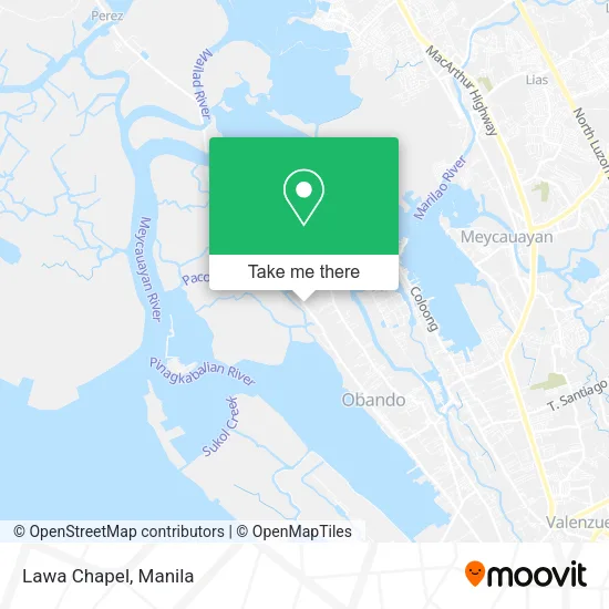 Lawa Chapel map