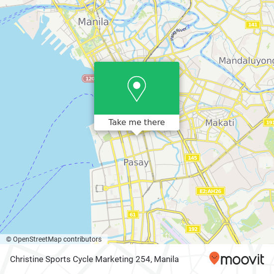 Christine Sports Cycle Marketing  254 map