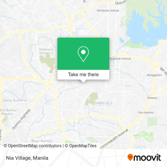 Nia Village Tandang Sora Map How To Get To Nia Village In Quezon City By Bus Or Train?