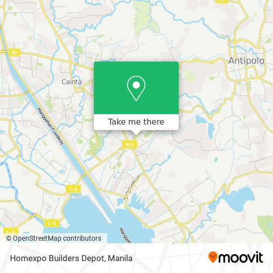 Homexpo Builders Depot map