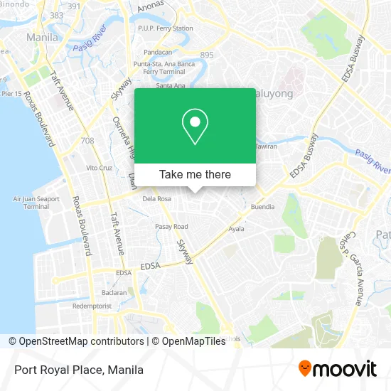 Port Royal Place map