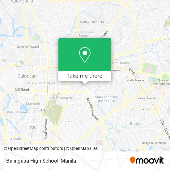 Balingasa High School map