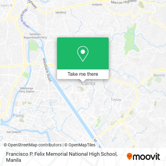Francisco P. Felix Memorial National High School map