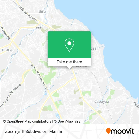 Zeramyr II Subdivision map
