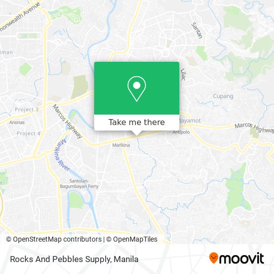 Rocks And Pebbles Supply map