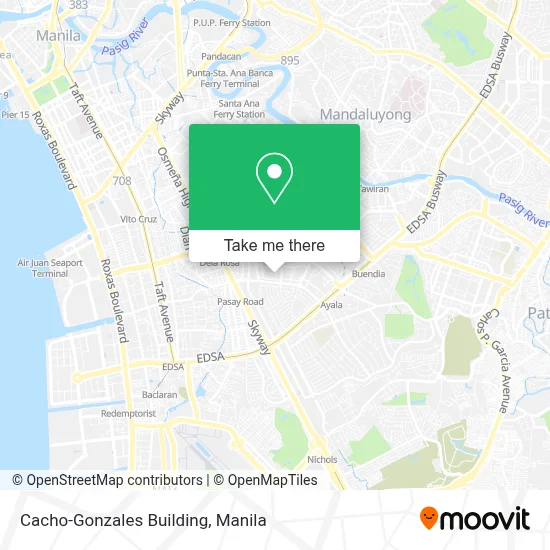 Cacho-Gonzales Building map