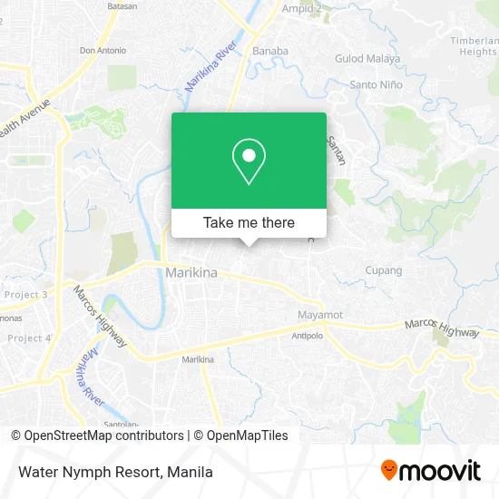 Water Nymph Resort map