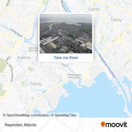 Napindan map