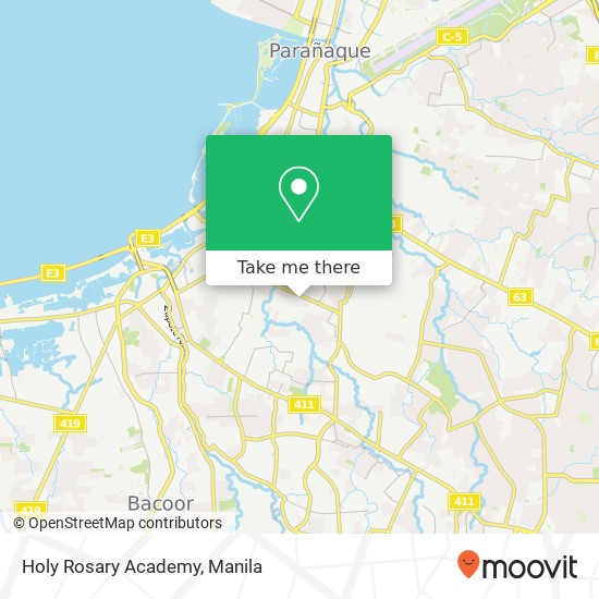 Holy Rosary Academy map