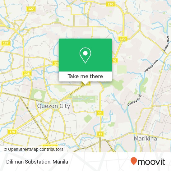 Diliman Substation map