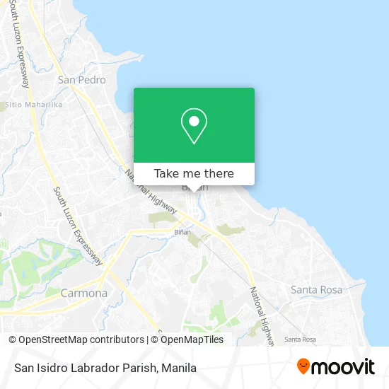San Isidro Labrador Parish map