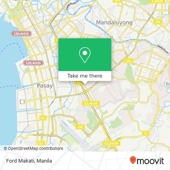 Ford Makati map