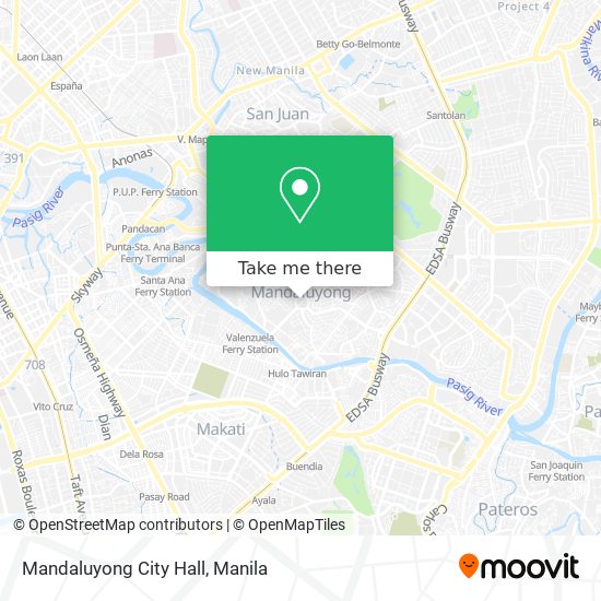 Mandaluyong City Hall map