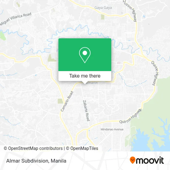 Almar Subdivision map