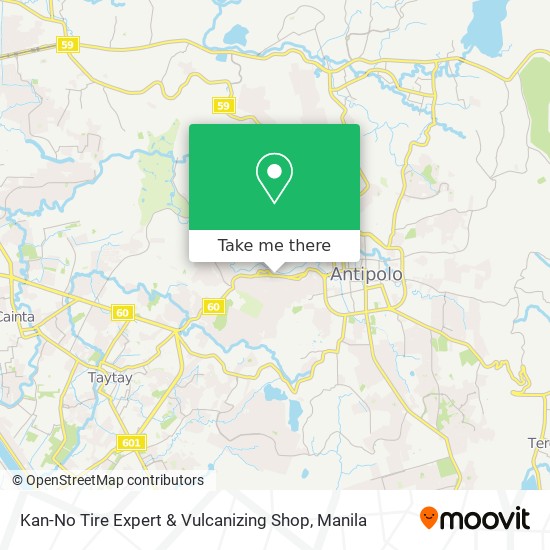 Kan-No Tire Expert & Vulcanizing Shop map