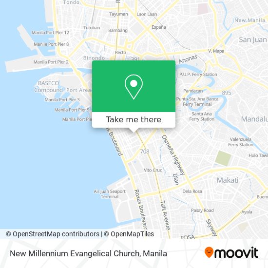 New Millennium Evangelical Church map