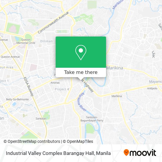 Industrial Valley Complex Barangay Hall map