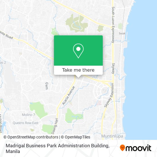 Madrigal Business Park Administration Building map