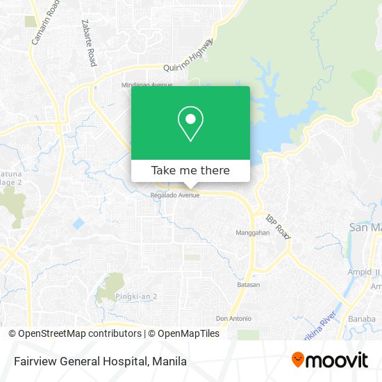 Fairview General Hospital map