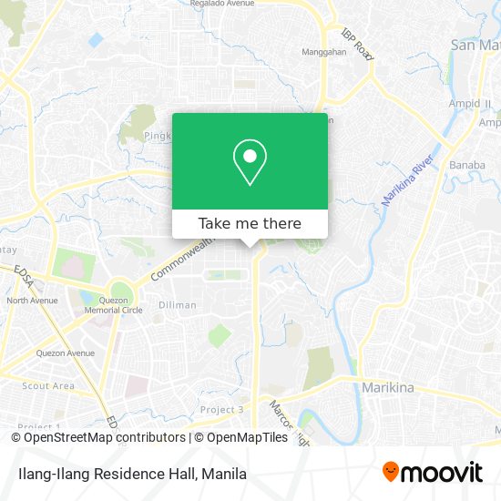 Ilang-Ilang Residence Hall map